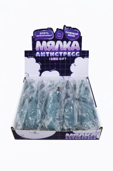 Мялка-антистресс "Акулья жизнь", шоу-бокс 8 шт.