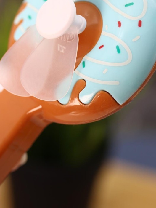 Портативный механический ручной вентилятор «Bagel» (14,5х7,5х4 см), mix 