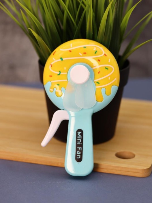 Портативный механический ручной вентилятор «Bagel» (14,5х7,5х4 см), mix 