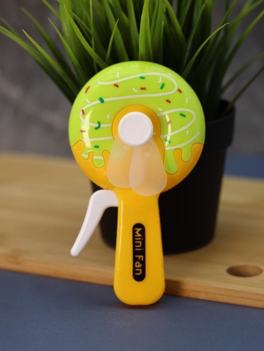 Портативный механический ручной вентилятор «Bagel» (14,5х7,5х4 см), mix 