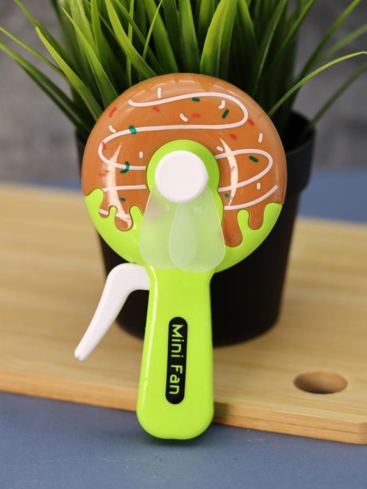 Портативный механический ручной вентилятор «Bagel» (14,5х7,5х4 см), mix 