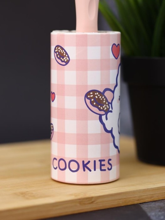 Ролик для чистки одежды &quot;Pink voluminous bear&quot;, 10 см*60 листов 