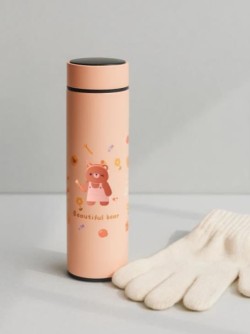 Термос «Happy friends, bear», red (500 ml)