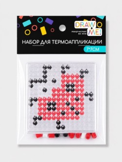 Набор для термоаппликации Draw Me! «Божья коровка» 7*7 см.