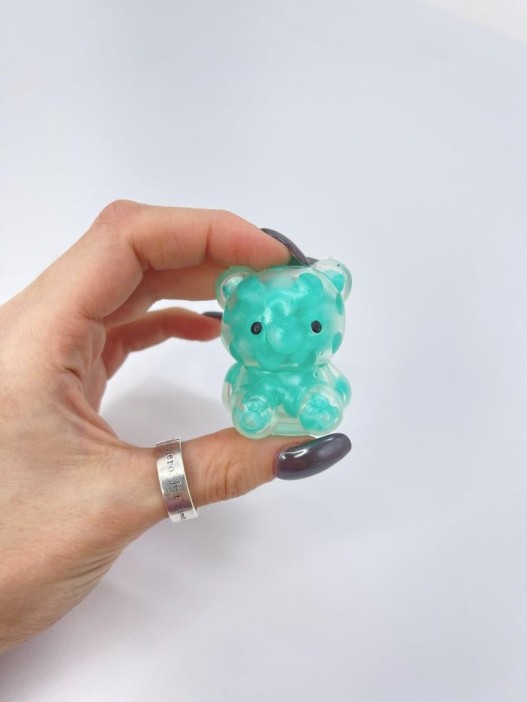 Мялка - антистресс «Soft bear», blue (3,7*5 см) 