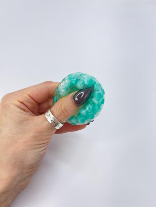 Мялка - антистресс «Soft bear», blue (3,7*5 см) 