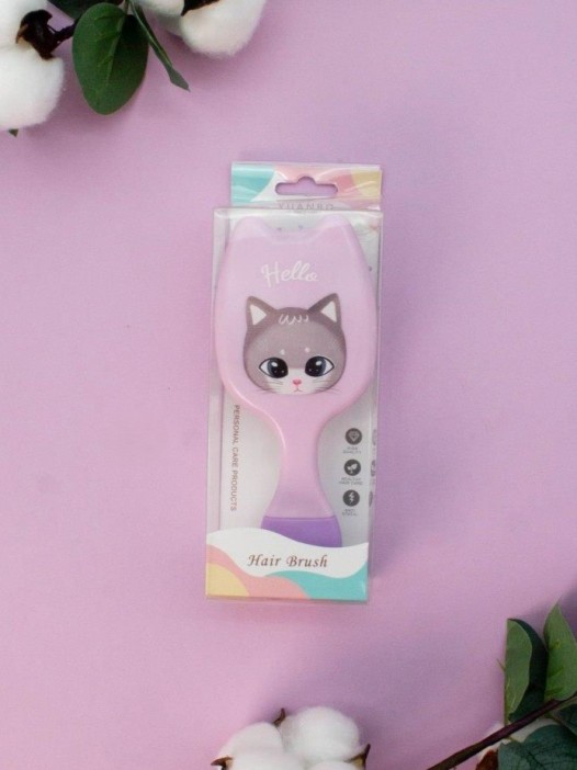 Расческа «Hello cat», purple 