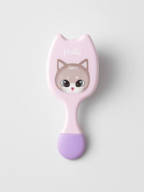 Расческа «Hello cat», purple 