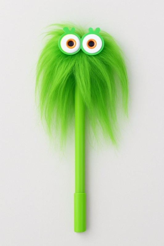 Ручка с помпоном &quot;Jellyfish&quot;, green 