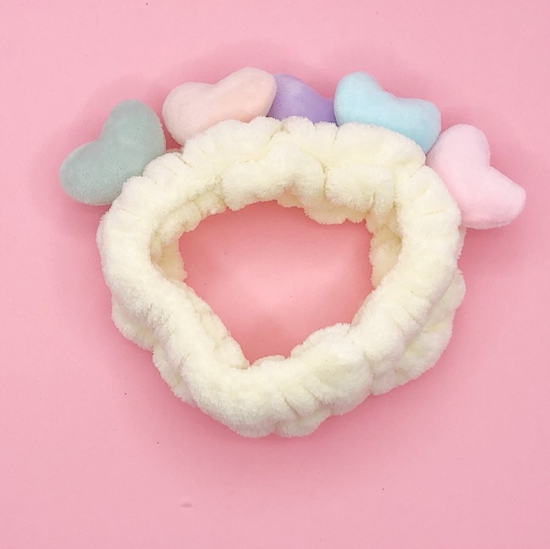 Повязка на голову "Color heart", yellow