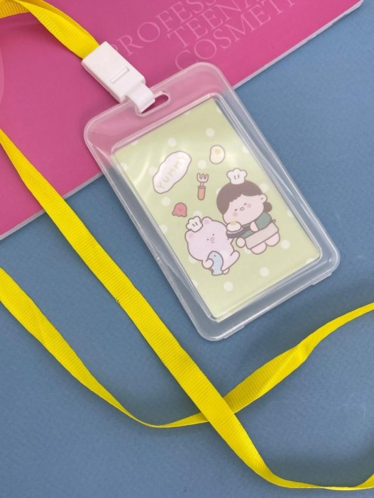 Держатель для карт с шнурком &quot;Yummy&quot;, green (11.5*7 см) 