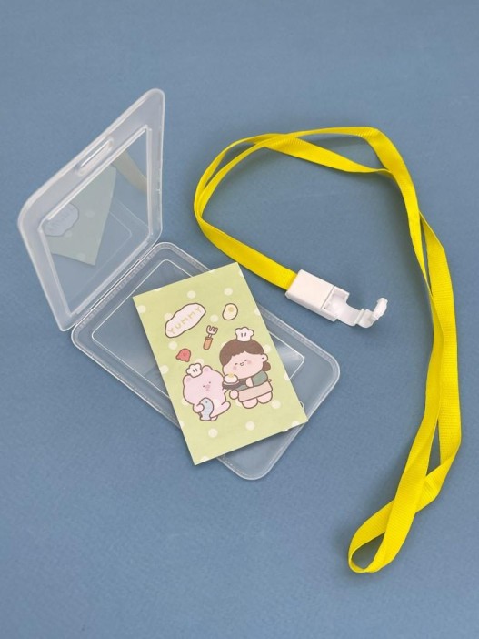 Держатель для карт с шнурком &quot;Yummy&quot;, green (11.5*7 см) 