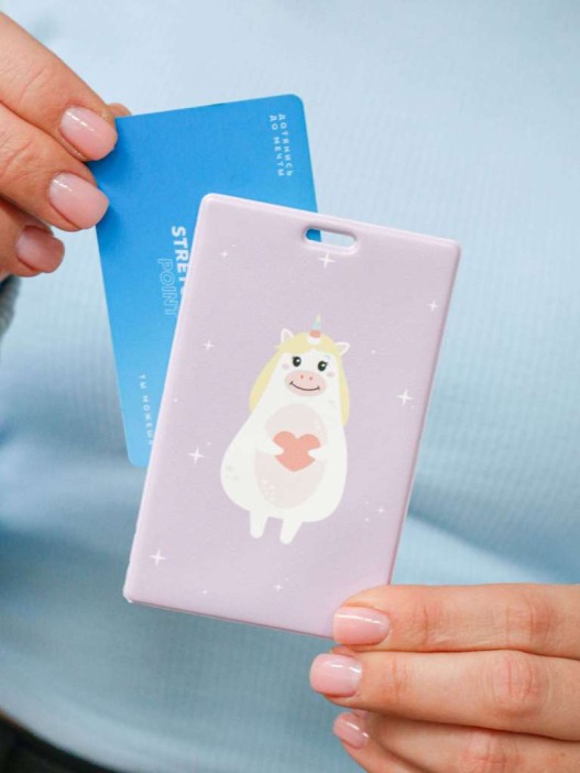 Держатель для карт «Love unicorn» (6,5 х 10,4 см) 