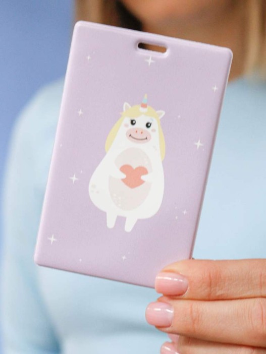 Держатель для карт «Love unicorn» (6,5 х 10,4 см) 