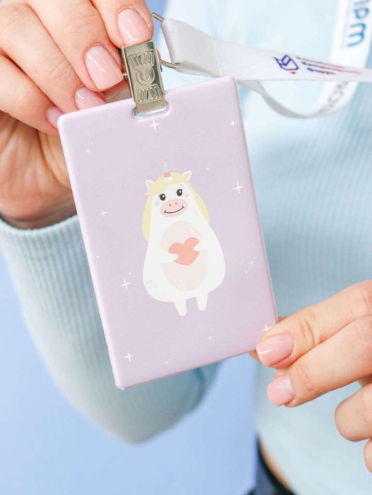 Держатель для карт «Love unicorn» (6,5 х 10,4 см) 