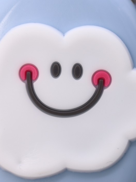 Расческа "Облачко с улыбкой", синяя 