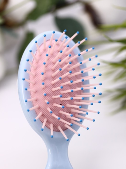 Расческа "Облачко с улыбкой", синяя 