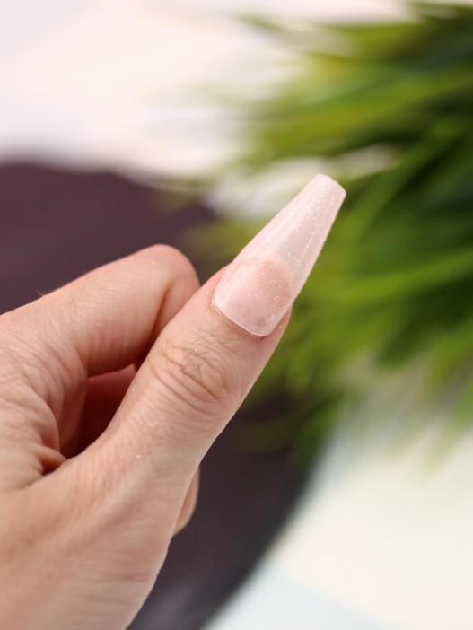 Накладные ногти GIRLY «Rubbing sea wave», 12 шт., с клеевыми пластинами 