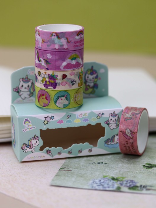 Набор декоративного скотча «Funny unicorn», 