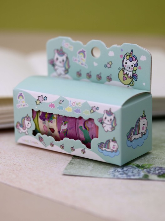 Набор декоративного скотча «Funny unicorn», 