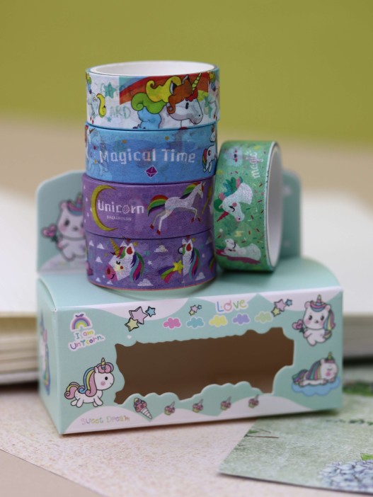 Набор декоративного скотча «Funny unicorn», 
