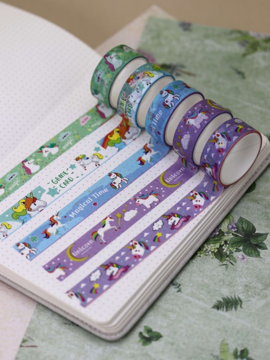 Набор декоративного скотча «Funny unicorn», 