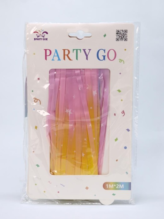 Праздничный занавес, дождик для фотозоны &quot;Rainbow&quot;, (100*200 см) 