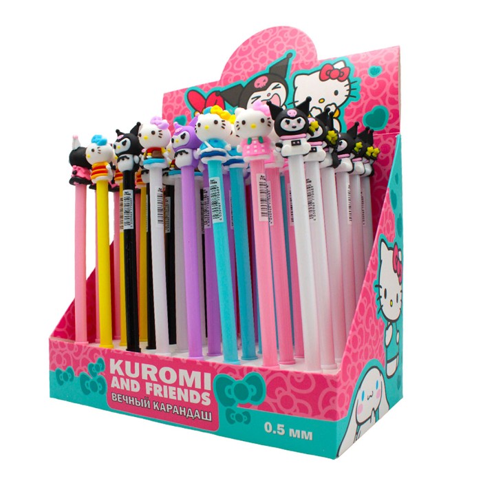 Карандаш вечный &quot;Куроми и друзья&quot;, 0,7 мм, mix 