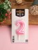 Свеча для торта &quot;Pink glow&quot; цифра 2, (6 см) 