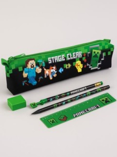 Пенал объемный "My Game", на молнии, полиэстер 600 ден (21*4,5*4,5 см)