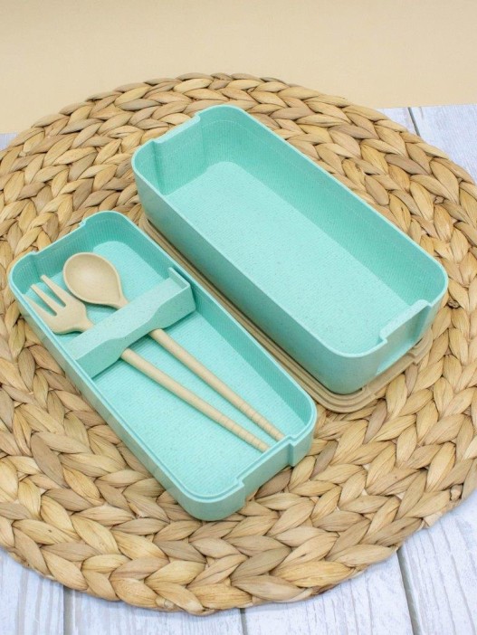 Ланчбокс &quot;Convenient&quot;, green, 2 яруса (750 мл) 