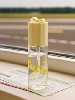 Дорожная бутылочка "Bow cutie", green (35 ml)