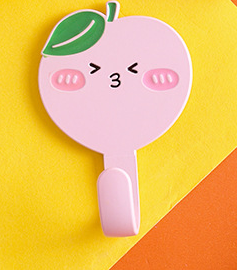 Крючок на липучке «Nice peach», pink 