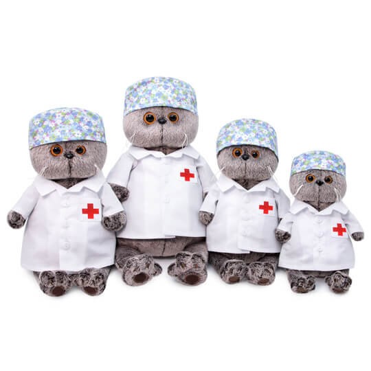 Мягкая игрушка "Басик - доктор" (25 см) 