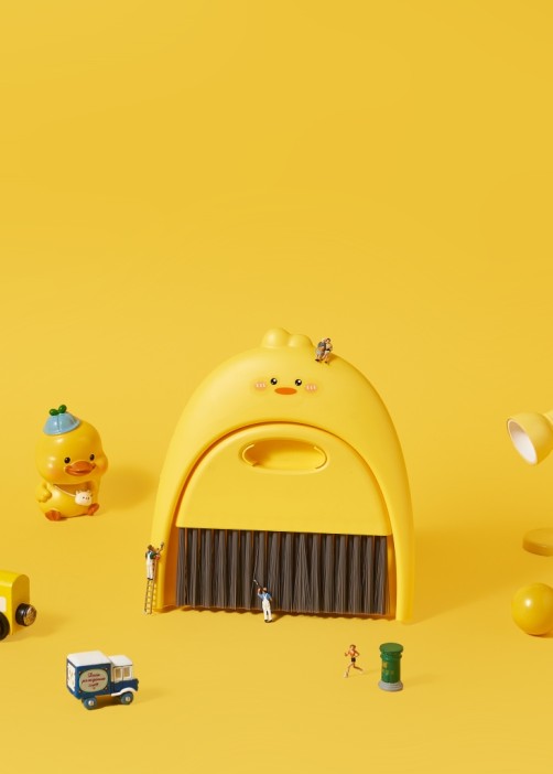 Веник с совком &quot;Duck&quot; 