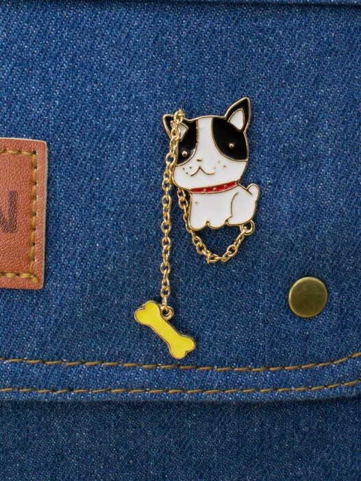 Значок металлический iLikeGift "Dog with bone" 