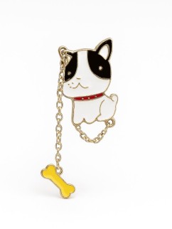 Значок металлический iLikeGift &quot;Dog with bone&quot;