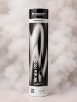 Цветной дым "White Rock", белый, калибр 0,8", 60сек, 16см)