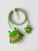 Защитный набор для зарядного устройства iLikeGift «Frog monster», green (5 предметов) 