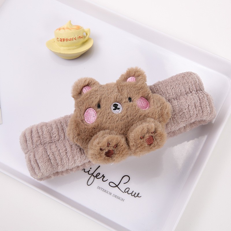 Повязка на голову GIRLY "Dear bear", brown