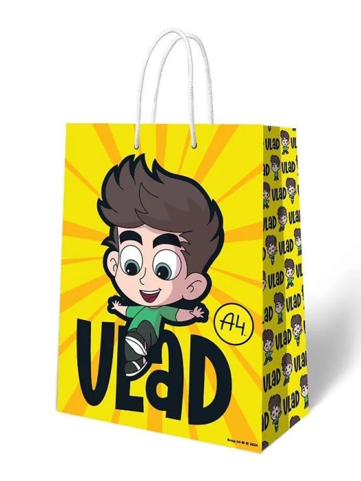Влад А4. Пакет подарочный "Vlad", 238*330*100 мм 