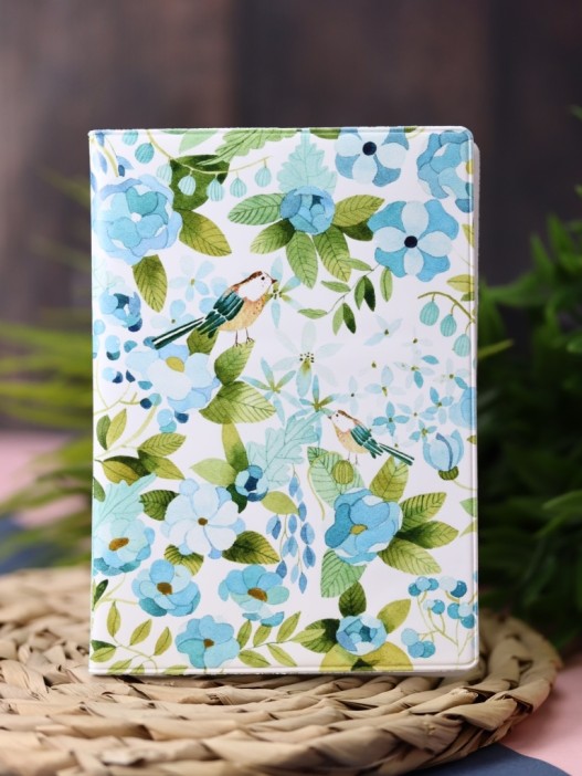 ОБЛОЖКА ДЛЯ ПАСПОРТА &quot;Pattern Blue&quot;, плотность 600 мкм 