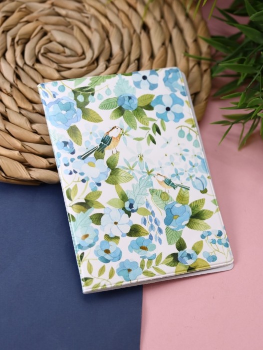 ОБЛОЖКА ДЛЯ ПАСПОРТА &quot;Pattern Blue&quot;, плотность 600 мкм 