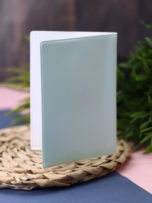 ОБЛОЖКА ДЛЯ ПАСПОРТА &quot;Pattern Blue&quot;, плотность 600 мкм 