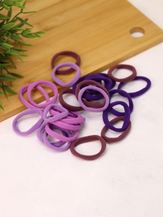 Набор резинок для волос &quot;Rainbow&quot;, purple, 50 шт. в наборе 