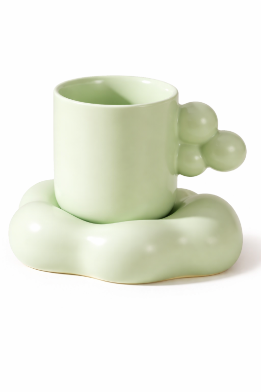 Кружка "Облако", зеленая (300 мл) 