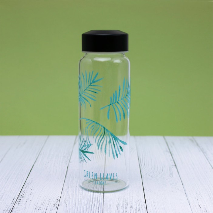 Бутылка &quot;Green Leaves&quot; light-blue 