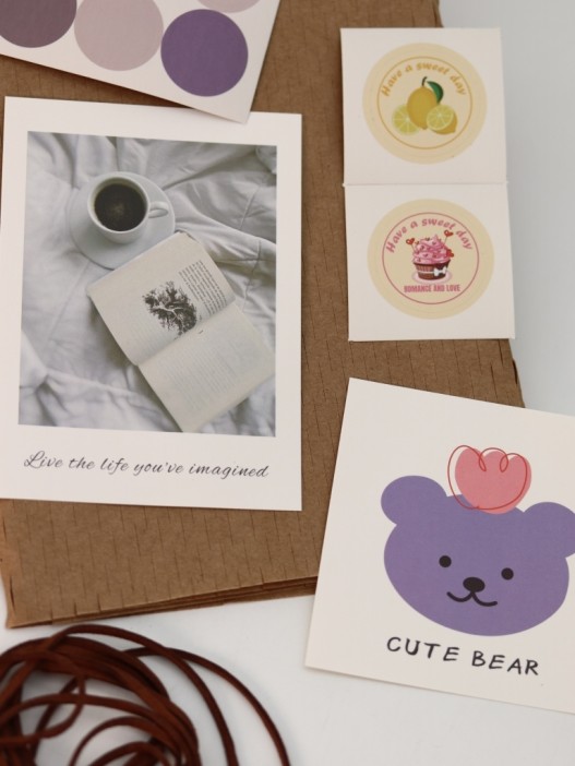 Упаковочный набор д/подарков (2 листа+лента+открытка+5 наклеек) &quot;Creative Spark&quot;,40x50см 