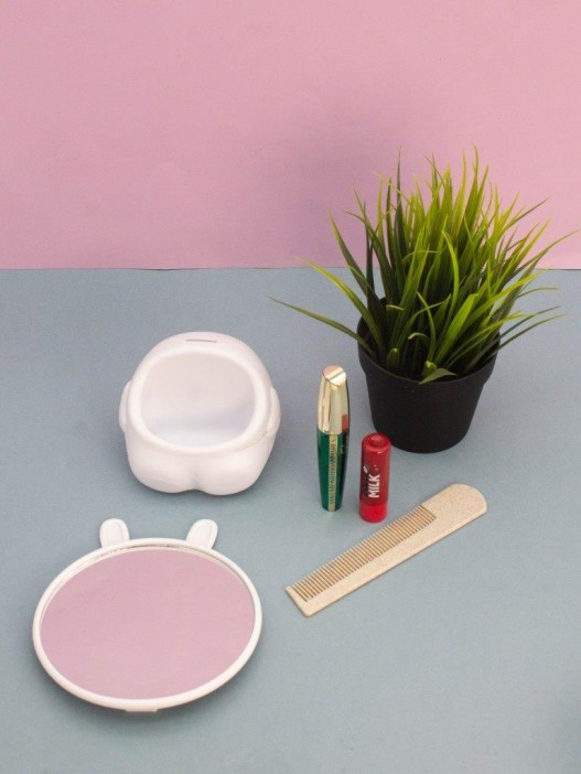 Зеркало настольное &quot;Precious rabbit&quot;, white (21.5*14 см) 