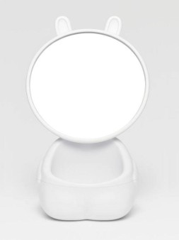 Зеркало настольное "Precious rabbit", white (21.5*14 см)